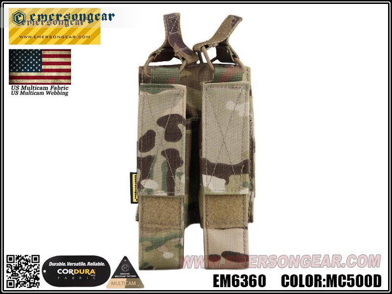 Emersongear Modular Double MAG Pouch For:MP7 Multicam500D