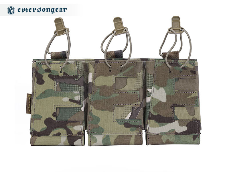 Emersongear “V-Edge” Triple Rifle Magazine Pouch For 5.56 7.62